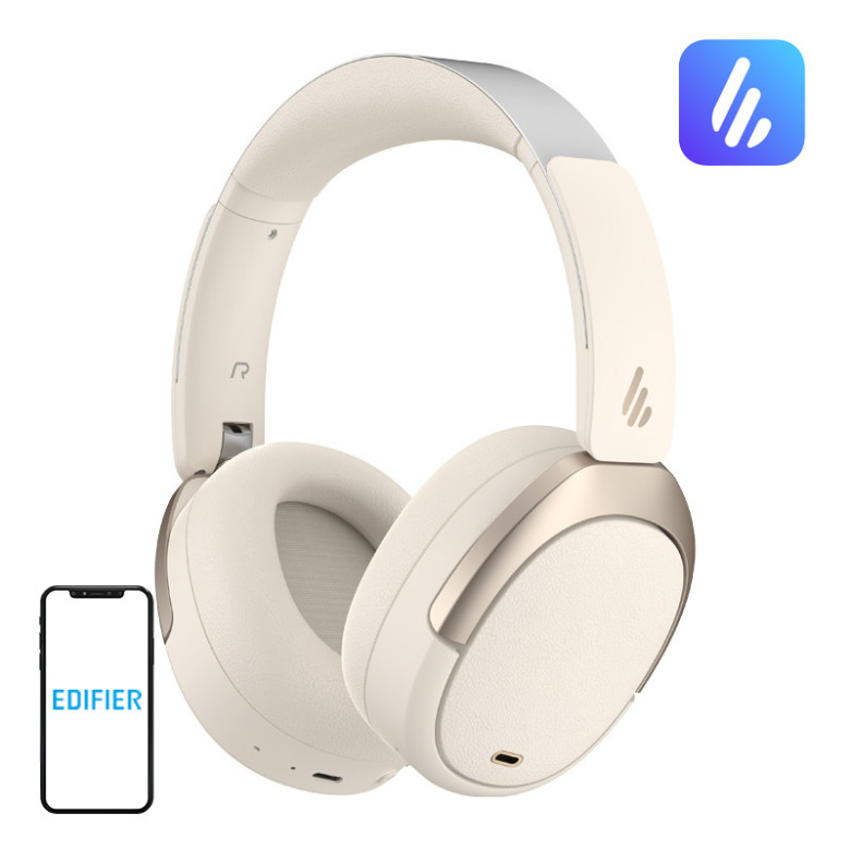 Edifier W80 headphones (ivory)