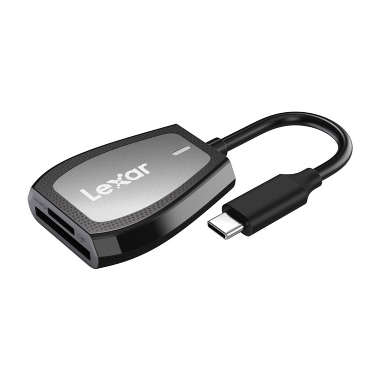 Lexar kétfoglalatos SD/microSD memóriakártya-olvasó, USB-C