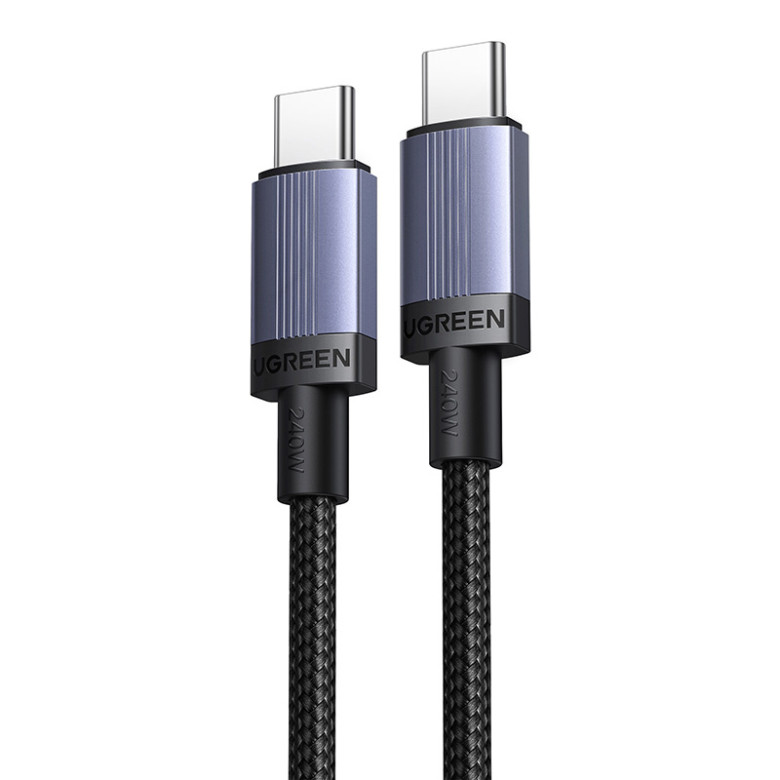 Cable USB-C to USB-C Ugreen L528 100W 1m (gray)