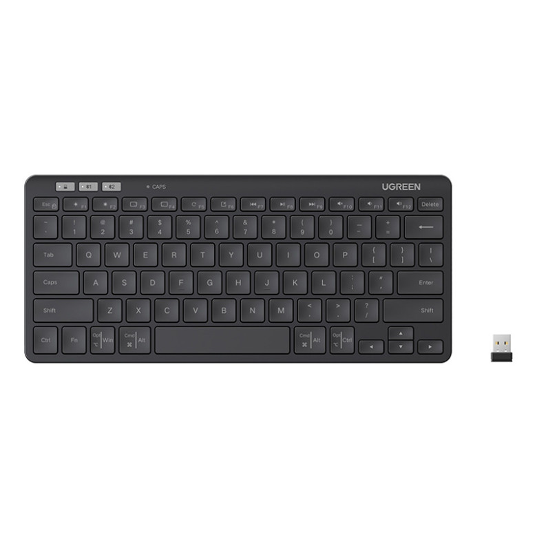 Multi-mode Wireless Keyboard Ugreen K551, Bluetooth 5.3 (Black)