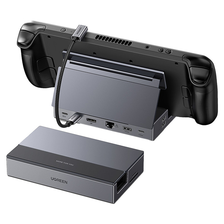 9-in-1 USB-C Hub Ugreen CM800, DisplayPort (4K 120Hz), RJ45 Ethernet, USB, SD/TF