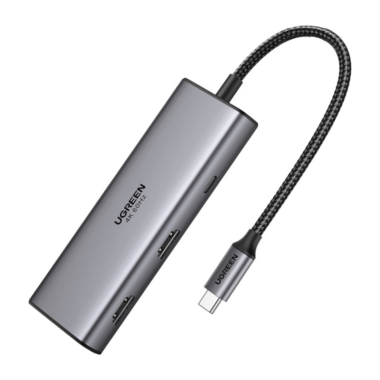 7-in-1 USB-C Hub Ugreen CM498, HDMI 4K@60Hz, 2x USB, PD 100W