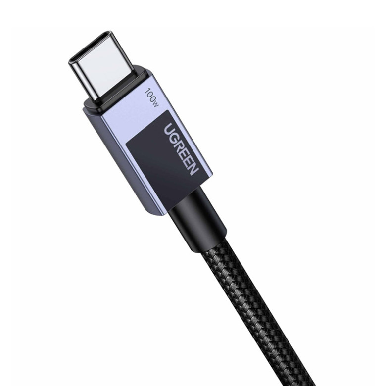 USB-C to USB-C PD Cable Ugreen L512, 5A, 1m, 480Mbps (Space Gray)