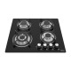 IsEasy Four-head glass gas stove-white style MGBG-604B
