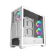 Darkflash DS900WS számítógépház (fehér) + 4 ARGB ventilátorok