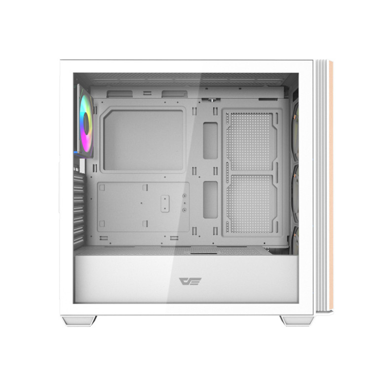 Darkflash DS900WS számítógépház (fehér) + 4 ARGB ventilátorok