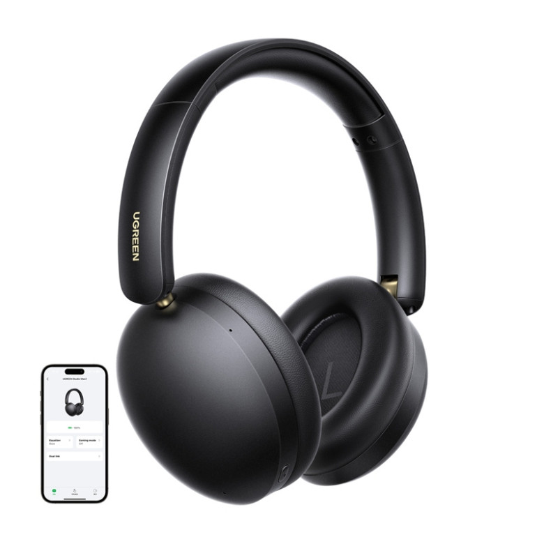 Ugreen Studio Max2 Over-Ear Headphones, Bluetooth 5.4 (Black) Ugreen Studio Max2 Over-Ear Headphones, Bluetooth 5.4 (Black)