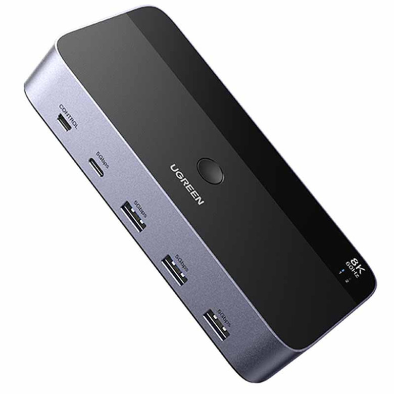Switch DisplayPort KVM UGREEN Dual Monitor 2 In 2 O AK700