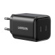 Charger Dual UGREEN USB-C 45W X526 (black)