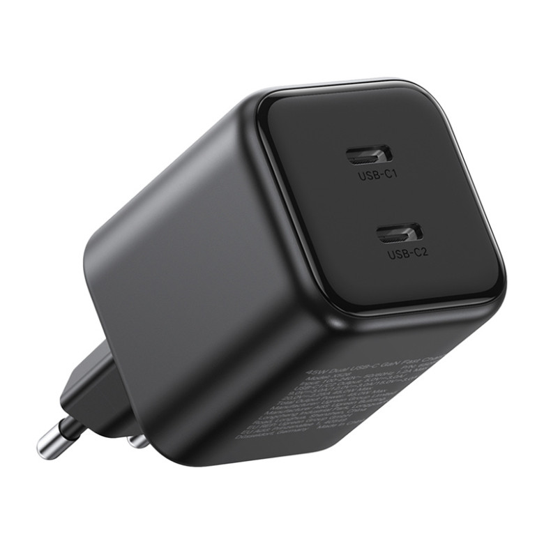 Charger Dual UGREEN USB-C 45W X526 (black)