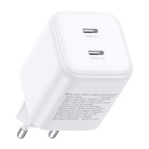 Charger Dual UGREEN USB-C GaN 45W X526 (white)