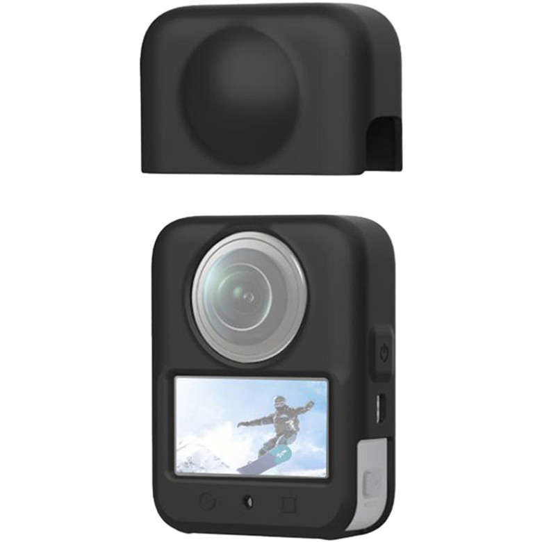 Silicone cover with lens PULUZ DJI Osmo 360 (Black)