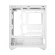 Darkflash DY460 számítógépház (fehér) + 4 ARGB ventilátorok