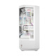 Darkflash DY460 számítógépház (fehér) + 4 ARGB ventilátorok