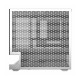 Darkflash F1 számítógépház (fehér) + 6 ARGB ventilátorok