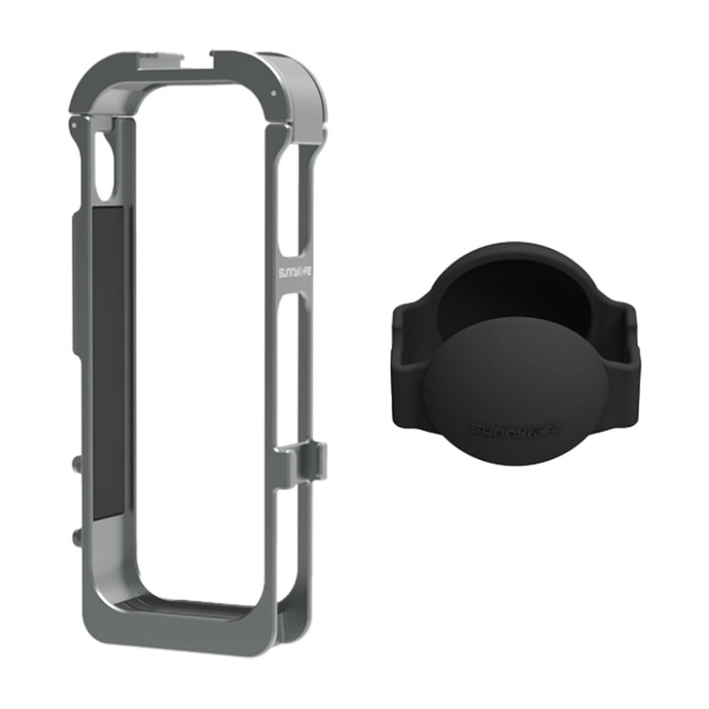 Sunnylife Magnetic Metal Frame with Silicone Lens Cap for Insta360 X5