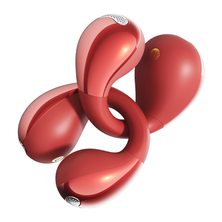 QCY Crossky Clip C30 Headphones (red)