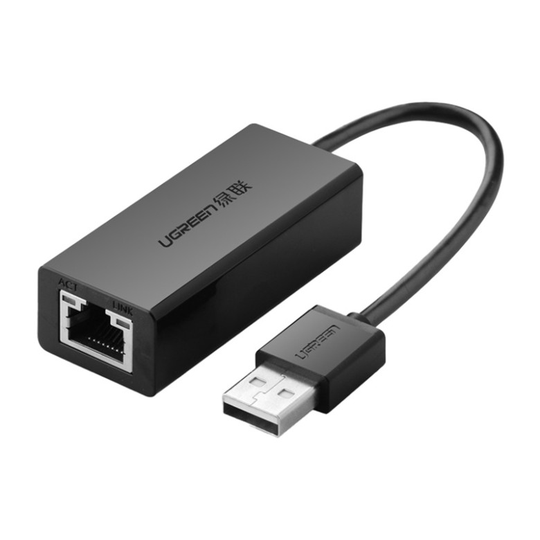 Ugreen CR110 Ethernet Adapter USB-C to RJ45 100Mbps (black)