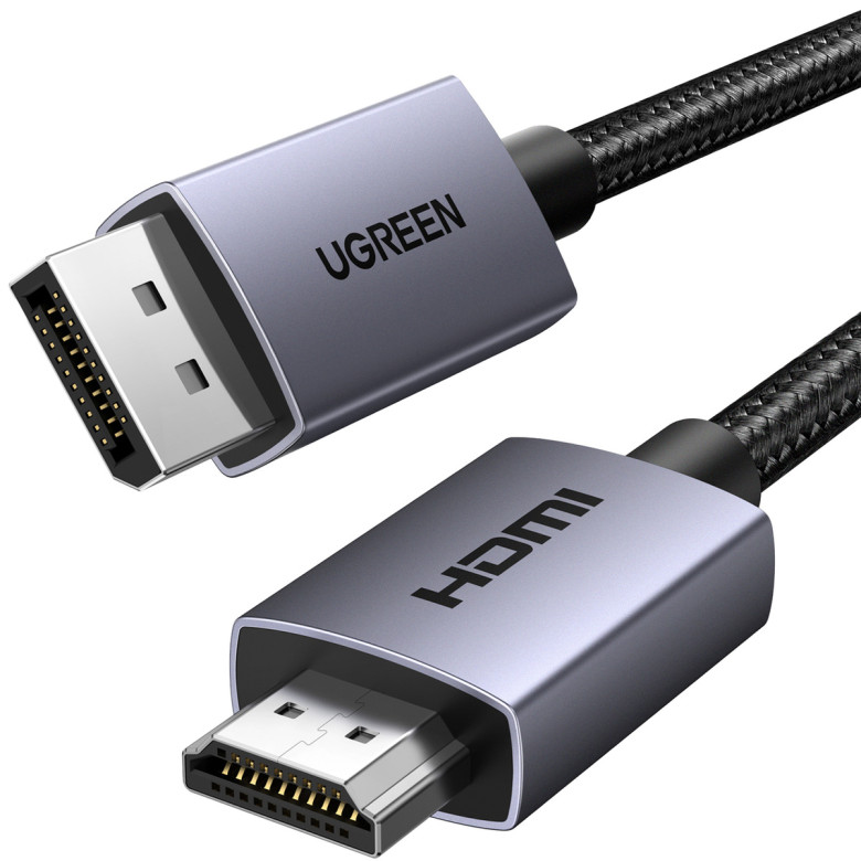 Ugreen DP123 Cable DisplayPort to HDMI 4K 30 Hz, 1,5m
