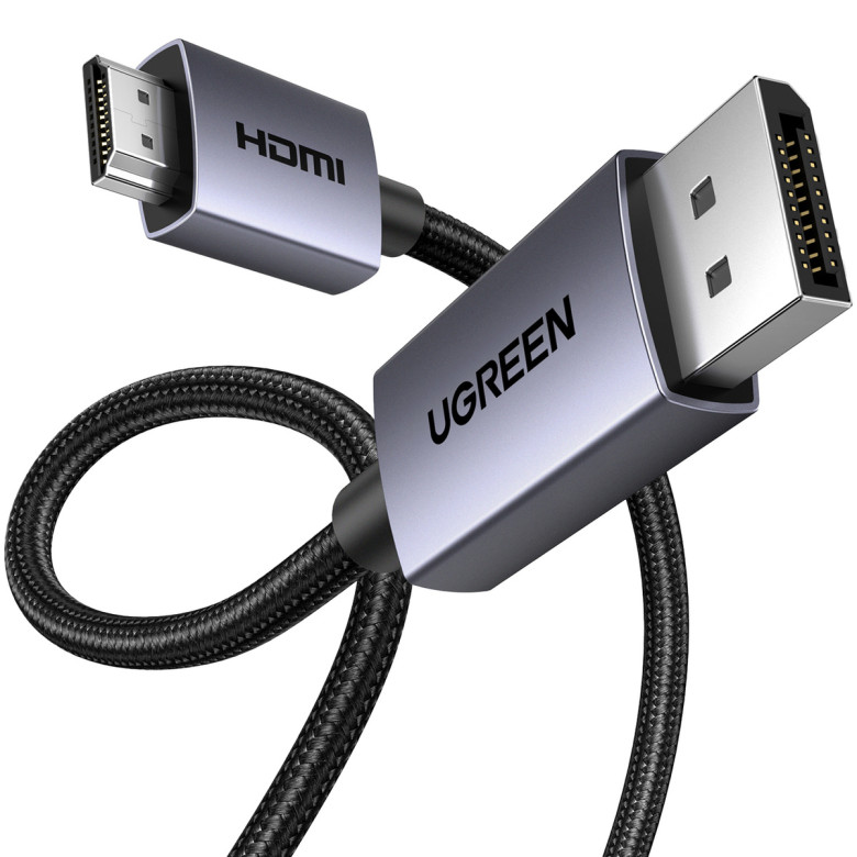 Ugreen DP123 Cable DisplayPort to HDMI 4K 30 Hz, 1,5m