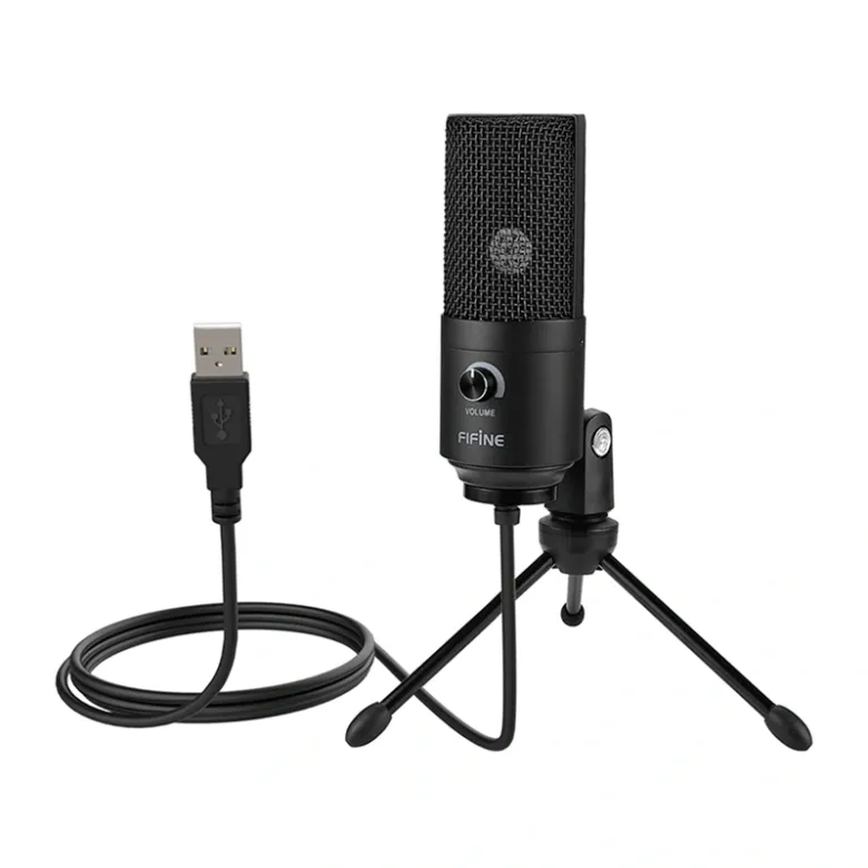 Fifine Condenser Microphone K669B (black)