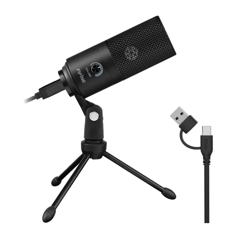 Fifine Condenser Microphone K669B (black)