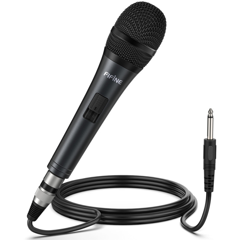 Fifine Dynamic vocal microphone K6 (black)