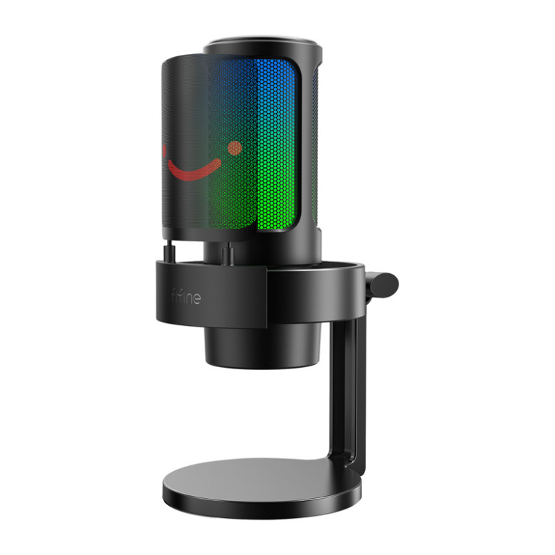 Fifine Condenser microphone A8 with stand (black)