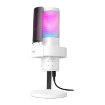 Fifine Studio microphone with stand A9W (white)