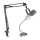 Fifine Gaming microphone AM8TW with boom arm (white) Fifine Gaming microphone AM8TW with boom arm (white)