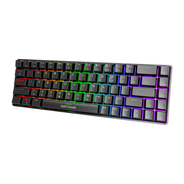 Fifine Mechanical keybord GK1, 65% RGB (black)
