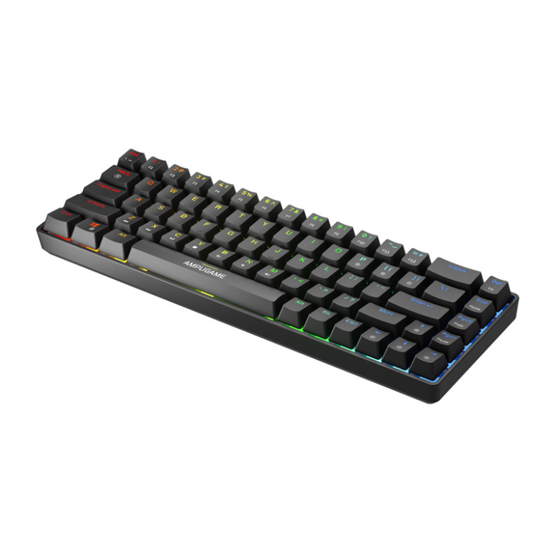 Fifine Mechanical keybord GK1, 65% RGB (black)