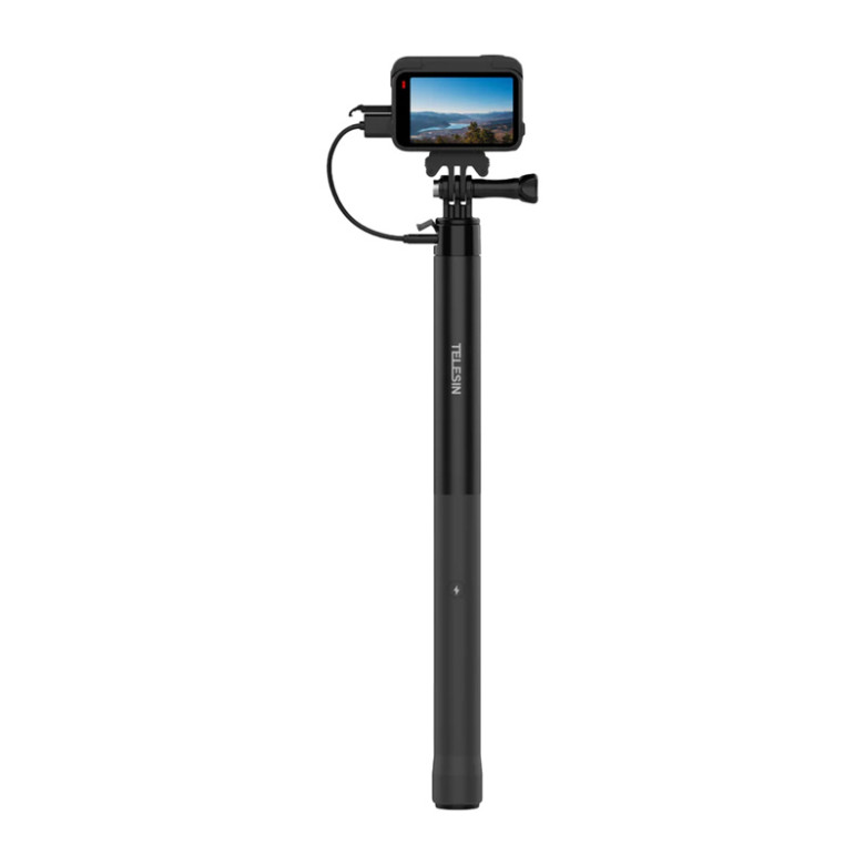 TELESIN Power grip selfie stick (With power bank) S1-CSS-05