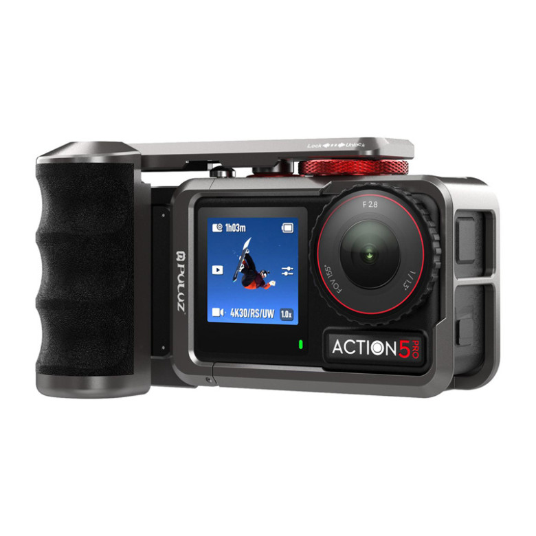 Puluz Metal Protective Case with Grip for DJI Osmo Action 5 Pro / Action 4 / Action 3