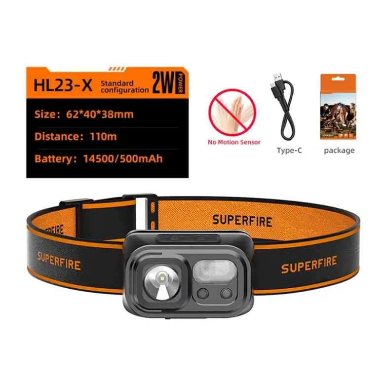 Headlamp HL23-X Superfire 116lm