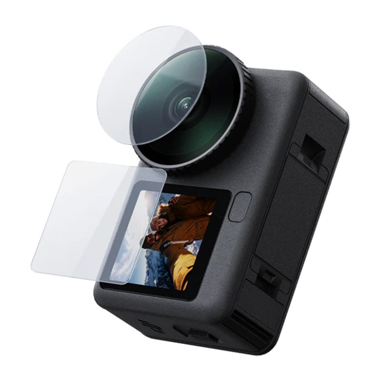 Telesin Tempered Glass for DJI Osmo Action 6 (2x Lens + Screen)