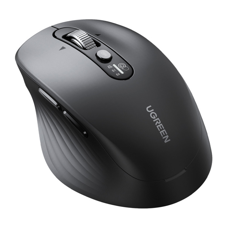 UGREEN M752 Multi-mode Wireless Mouse, Bluetooth, 2.4 GHz, 2xAA Powered