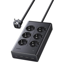 UGREEN S622 Power Strip, 20W, 6xAC, 3xUSB, USB-C, 1.5m Cable