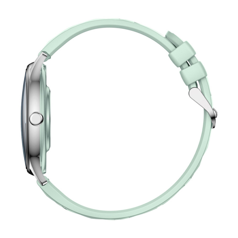 Smart Watch COLMI L28 (Silver-Green + green leather strap)