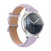 Smart Watch COLMI L28 Silver-Purple + Purple leather strap