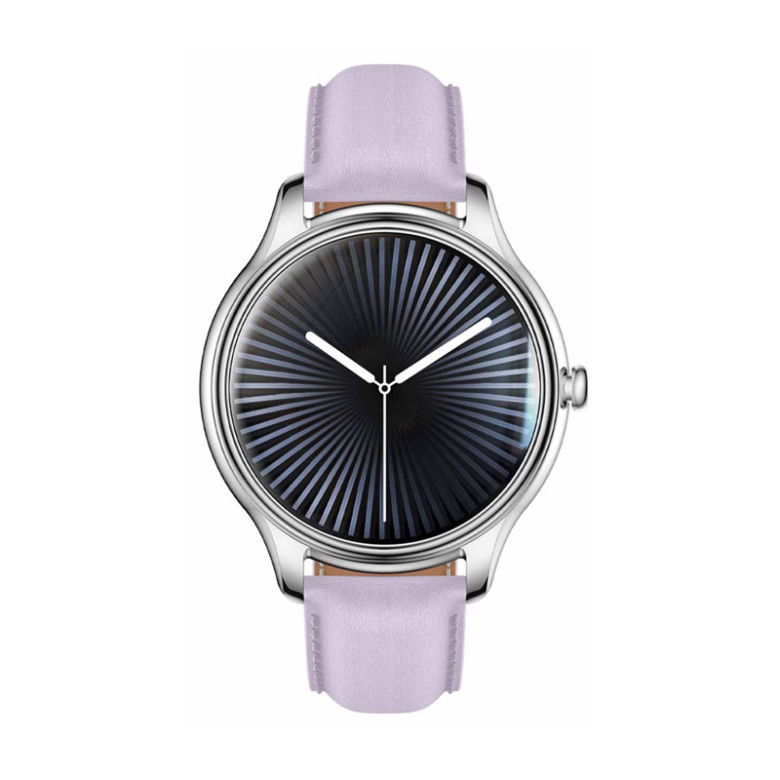 Smart Watch COLMI L28 Silver-Purple + Purple leather strap