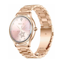 Smart Watch COLMI L28 (Gold + Gold steel strap)