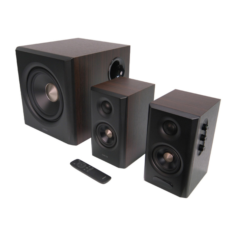 Edifier S355DB walnut speakers 2.1.