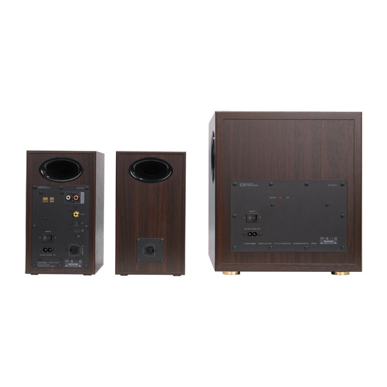 Edifier S355DB walnut speakers 2.1.