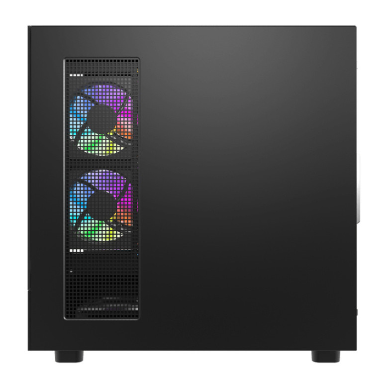 DarkFlash DS950V számítógép-ház kijelzővel (fekete) + 6 ventilátor