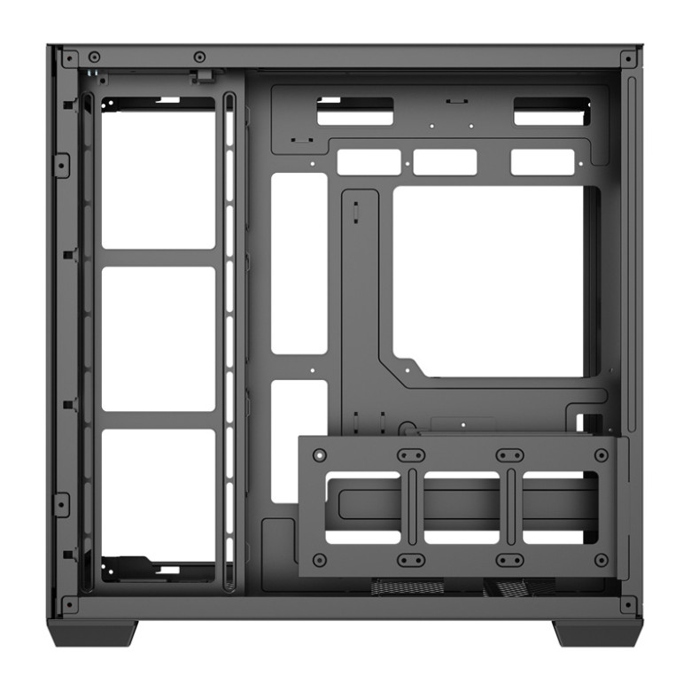 DarkFlash C280 számítógép-ház (fekete) + 7 ventilátor
