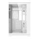 DarkFlash Computer Case C280 White (No Fans)