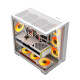 DarkFlash C280 számítógép-ház (fehér) + 7 ventilátor