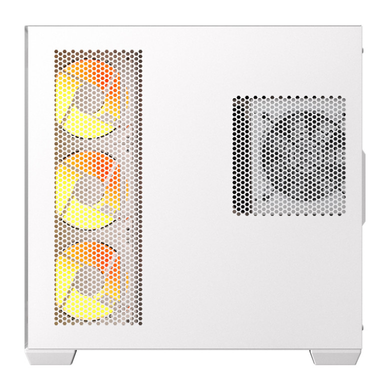 DarkFlash C280 számítógép-ház (fehér) + 7 ventilátor