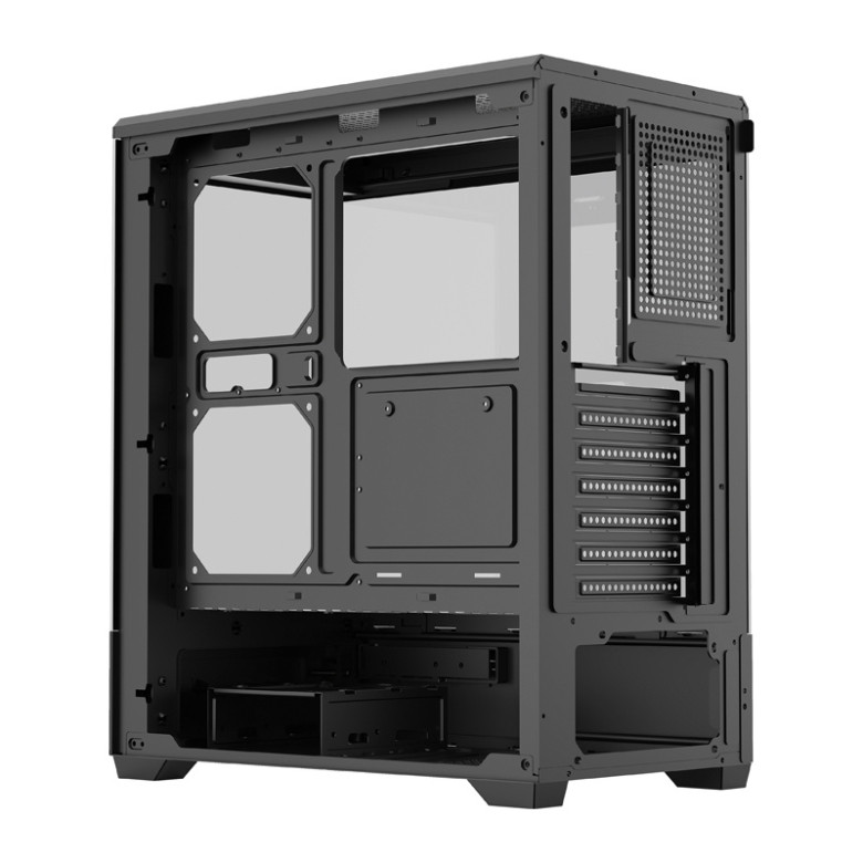DarkFlash Computer Case C365 Black (No Fans)